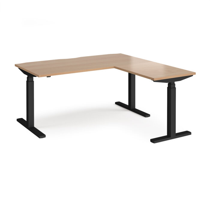 DAMS Elev8 Touch sit-stand desk with return desk-20534
