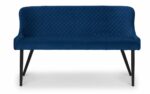 julian bowen Luxe Velvet Dining Bench Blue, Grey or Mustard-20516