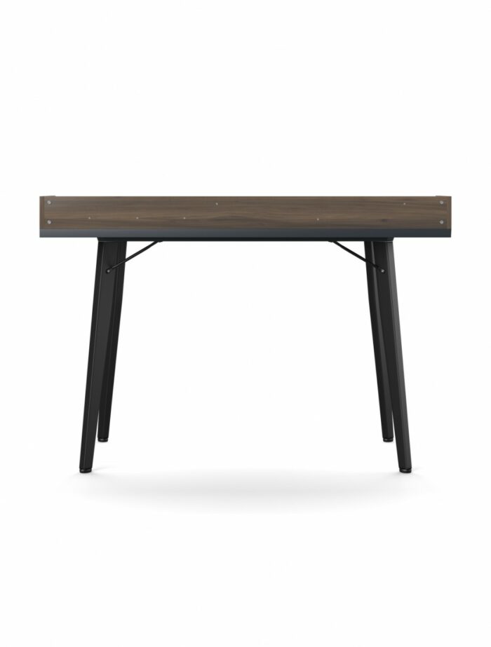 Alphason Memphis Walnut & Grey Contemporary desk -20653