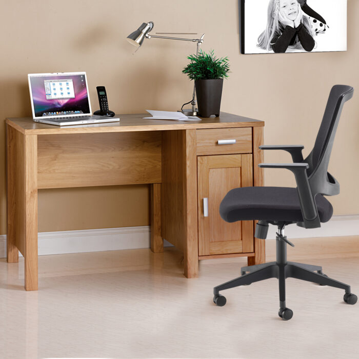 Dams Amazonia home office workstation in oak-20858