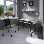 dams Coba home office workstation with pull out drawers-20867