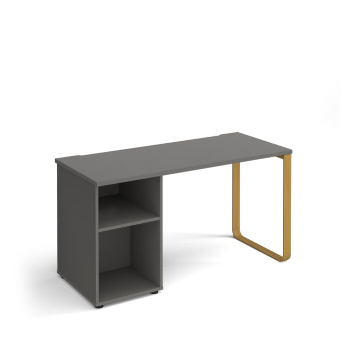 dams Cairo straight desk with support pedestal -20810