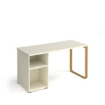dams Cairo straight desk with support pedestal -20808
