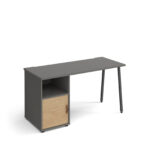 dams Sparta A-Frame Straight Desk with Support pedestal with Cupboard door-20735