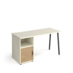 dams Sparta A-Frame Straight Desk with Support pedestal with Cupboard door-20732