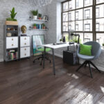 dams Sparta A-Frame Straight Desk with Support pedestal with Drawers-20720