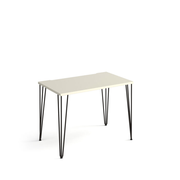 Dams Tikal straight desk 1000/1200mm x 600mm with hairpin leg -20709