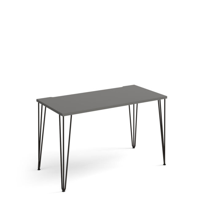 Dams Tikal straight desk 1000/1200mm x 600mm with hairpin leg -20705