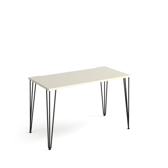 Dams Tikal straight desk 1000/1200mm x 600mm with hairpin leg -20706