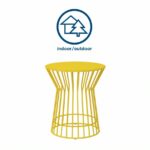 Novogratz Roberta Indoor or Outdoor Rocker Rocking Chair 3 pc Set in Yellow-21908