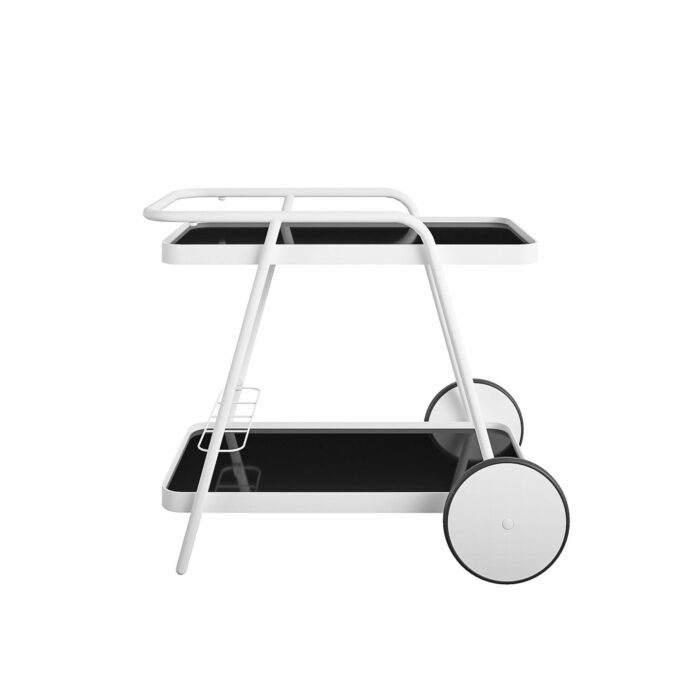 Novogratz Barbie Serving Bar Trolley Cart - White-21189