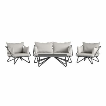Novogratz Teddi 4 Piece Conversation Set complete with covers-0