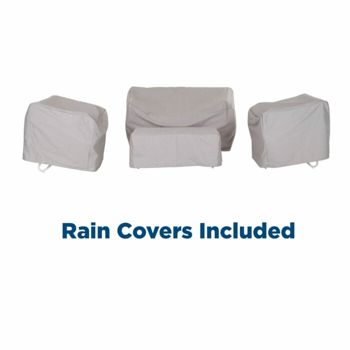 Novogratz Teddi 4 Piece Conversation Set complete with covers-20926