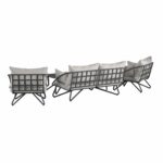 Novogratz Teddi 4 Piece Conversation Set complete with covers-20927