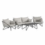 Novogratz Teddi 4 Piece Conversation Set complete with covers-20928