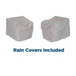 Novogratz Teddi 2 Lounge Chairs Including Covers-20941