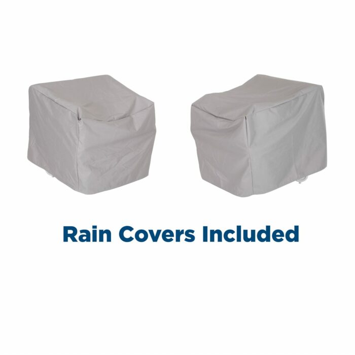 Novogratz Teddi 2 Lounge Chairs Including Covers-20941