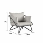 Novogratz Teddi 2 Lounge Chairs Including Covers-20944