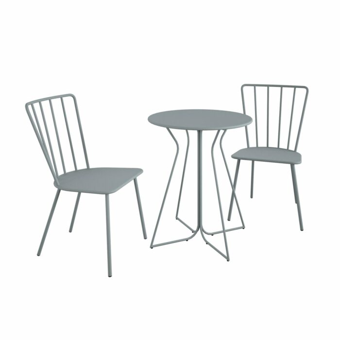 Novogratz Heidi Bistro Indoor or Outdoor Set in Grey-0
