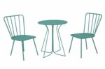 Novogratz Heidi Bistro Indoor or Outdoor Set in Turquoise-0