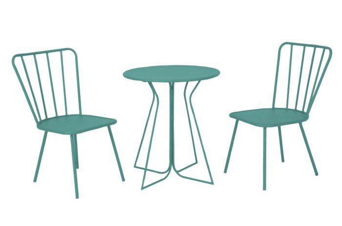 Novogratz Heidi Bistro Indoor or Outdoor Set in Turquoise-0