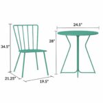 Novogratz Heidi Bistro Indoor or Outdoor Set in Turquoise-20976
