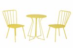 Novogratz Heidi Bistro Indoor or Outdoor Set in Yellow-0
