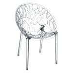 ZAP crystal transparent tree poly armchair - transparent - 7 colours-21749