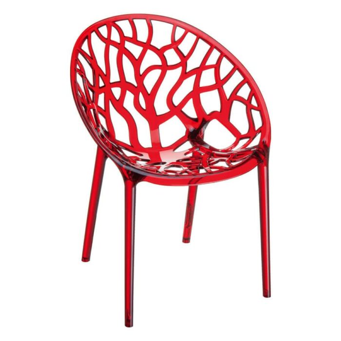 ZAP crystal transparent tree poly armchair - transparent - 7 colours-21747