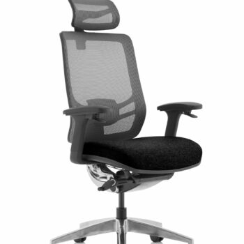 Dynamic Ergo Click Black Mesh with Fabric Seat - Chiropractor Approved-0