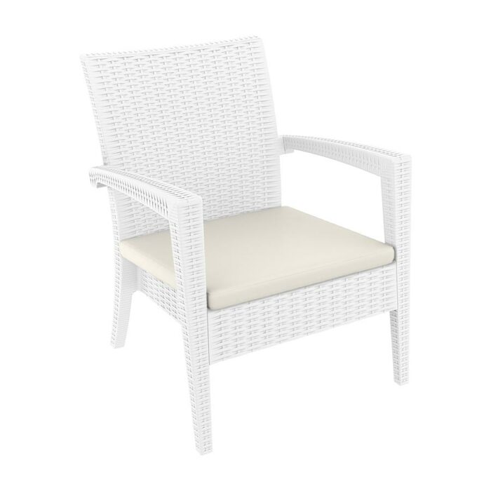 Zap Miami Lounge 6 Piece set in White-21796