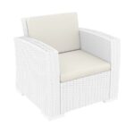 Zap Monaco 4 piece Sofa Set in White - Non Rust or Fade-21783