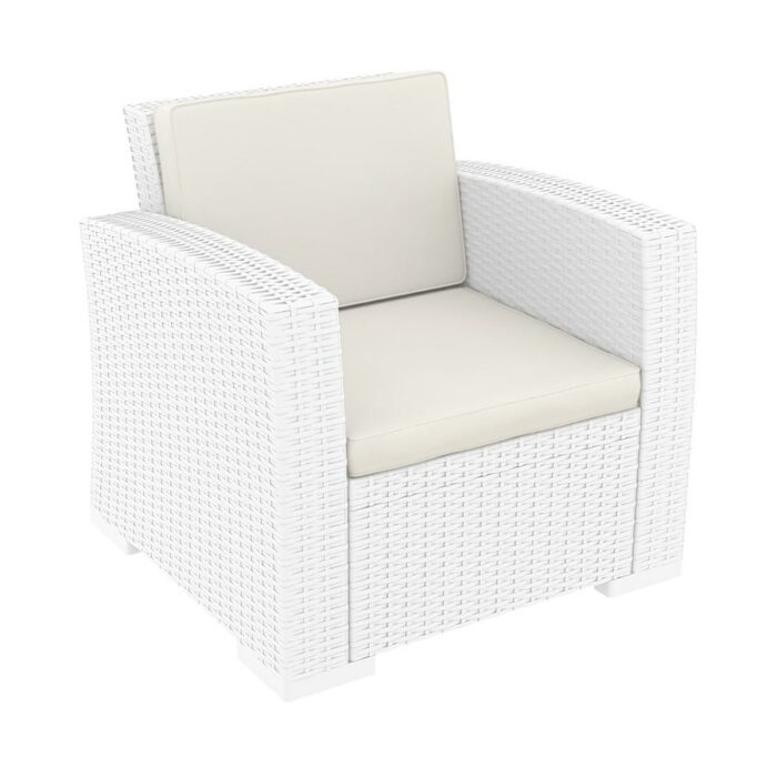 Zap Monaco 4 piece Sofa Set in White - Non Rust or Fade-21783