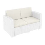 Zap Monaco 4 piece Sofa Set in White - Non Rust or Fade-21781