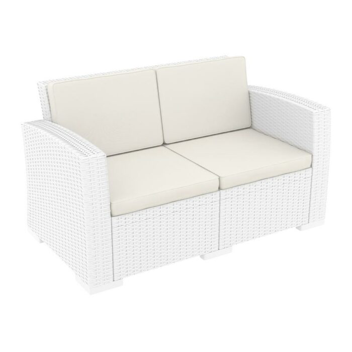 Zap Monaco 4 piece Sofa Set in White - Non Rust or Fade-21781
