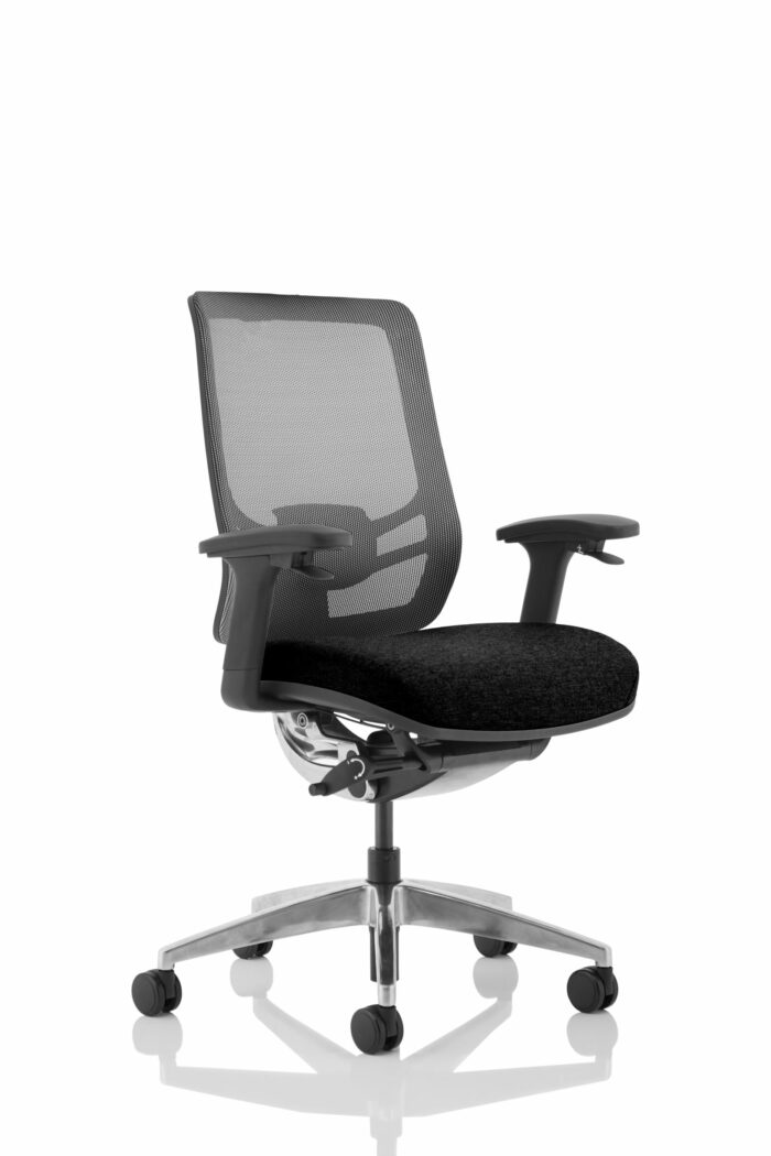 Dynamic Ergo Click Black Mesh with Fabric Seat - Chiropractor Approved-21802