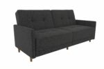 Dorel Andora Sprung Sofa Bed in Grey Linen-0