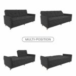 Dorel Andora Sprung Sofa Bed in Grey Linen-21363