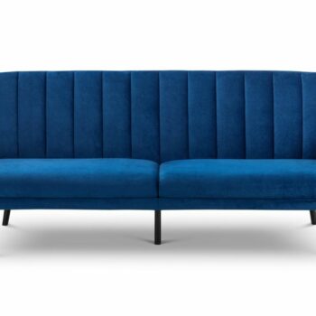 Julian Bowen Afina Sofa Bed in Blue Velvet-0