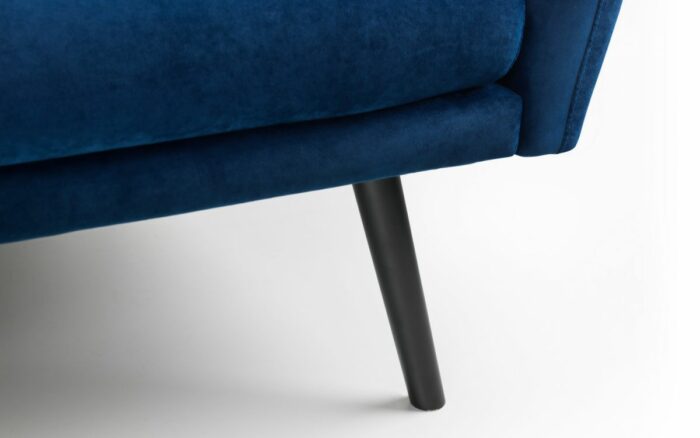 Julian Bowen Afina Sofa Bed in Blue Velvet-21808