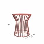 Novogratz Roberta Indoor or Outdoor Rocker Rocking Chair in Red-21910