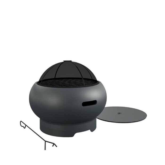 Novogratz Asher Firepit & BBQ 22" choice of colours-0