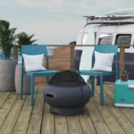 Novogratz Asher Firepit & BBQ 22" choice of colours-21834