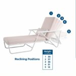 Novogratz Connie Luxury Sun Lounger Rosewater Pink -21881