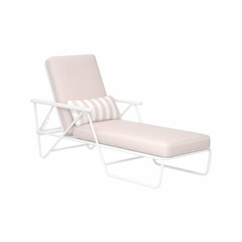 Novogratz Connie Luxury Sun Lounger Rosewater Pink -0