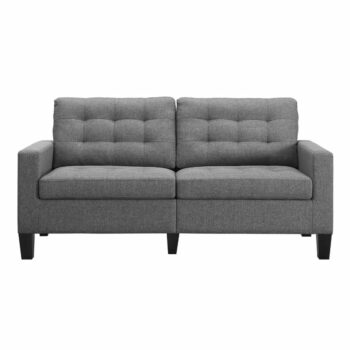 Dorel Bowie 2 Seater Sofa in Grey Linen -0