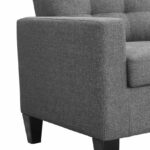 Dorel Bowie 2 Seater Sofa in Grey Linen -21988