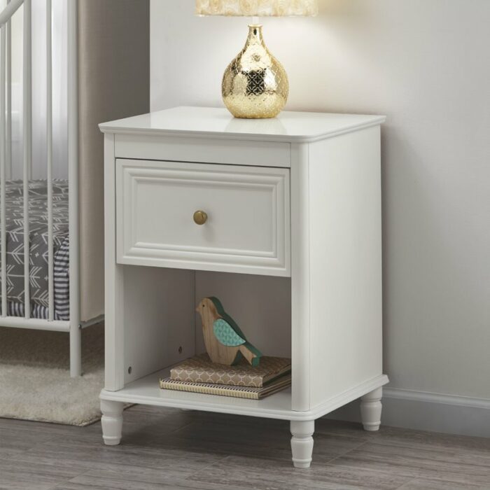 Dorel Piper 1 Drawer Night Stand - Cream or Black-22206