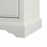 Dorel Bristol 5 Drawer Dresser in Painted White MDF-22388