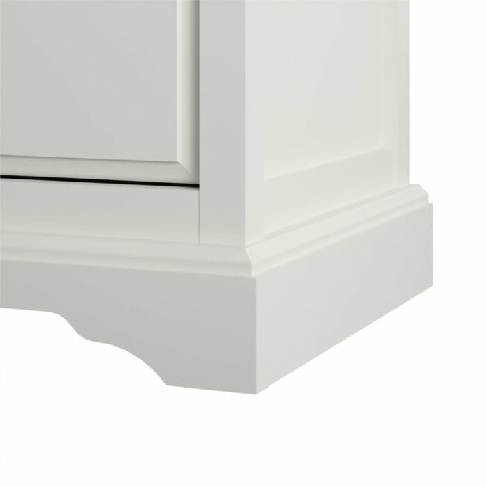 Dorel Bristol 5 Drawer Dresser in Painted White MDF-22388